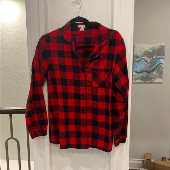 Target Other - Buffalo Plaid Button-Up Shirt